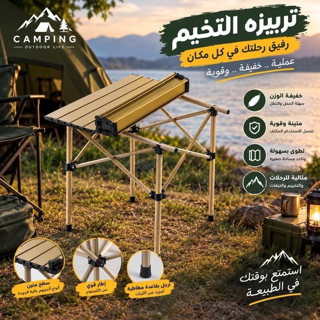 تربيزة للتخييم